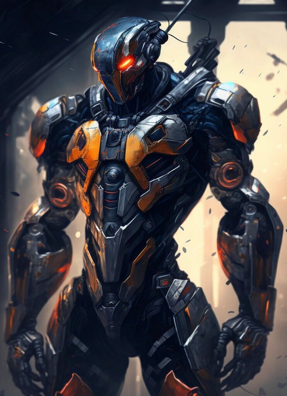 狂暴版机甲战士壁纸,太喜欢这个风格了     壁纸分享