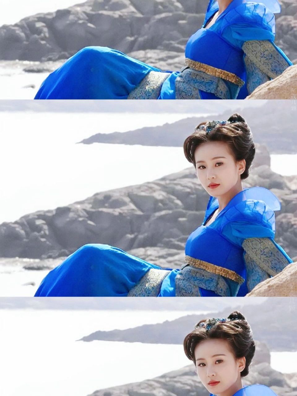 上那一坨发型感觉违和不舒展,最终版龙葵造型刘诗诗整个人温柔轻盈