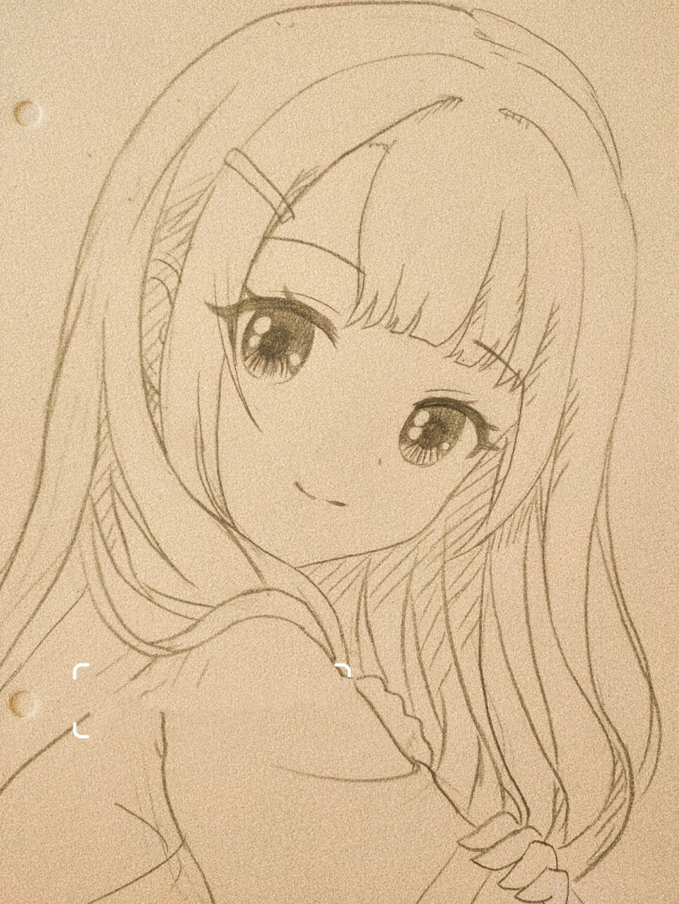 动漫人物,线描练习,内含步骤(详细)