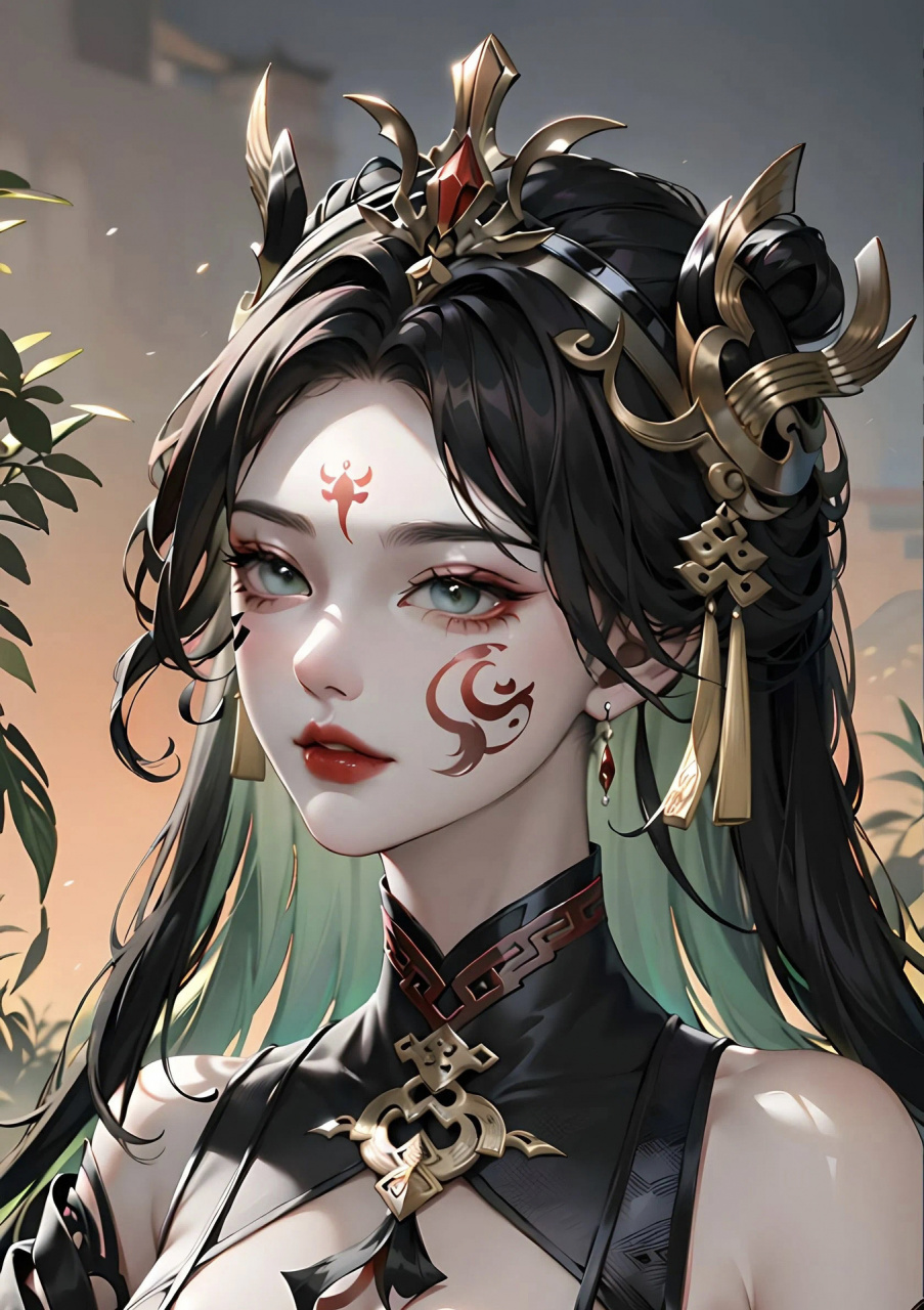 中国古代四大神兽拟人之玄武