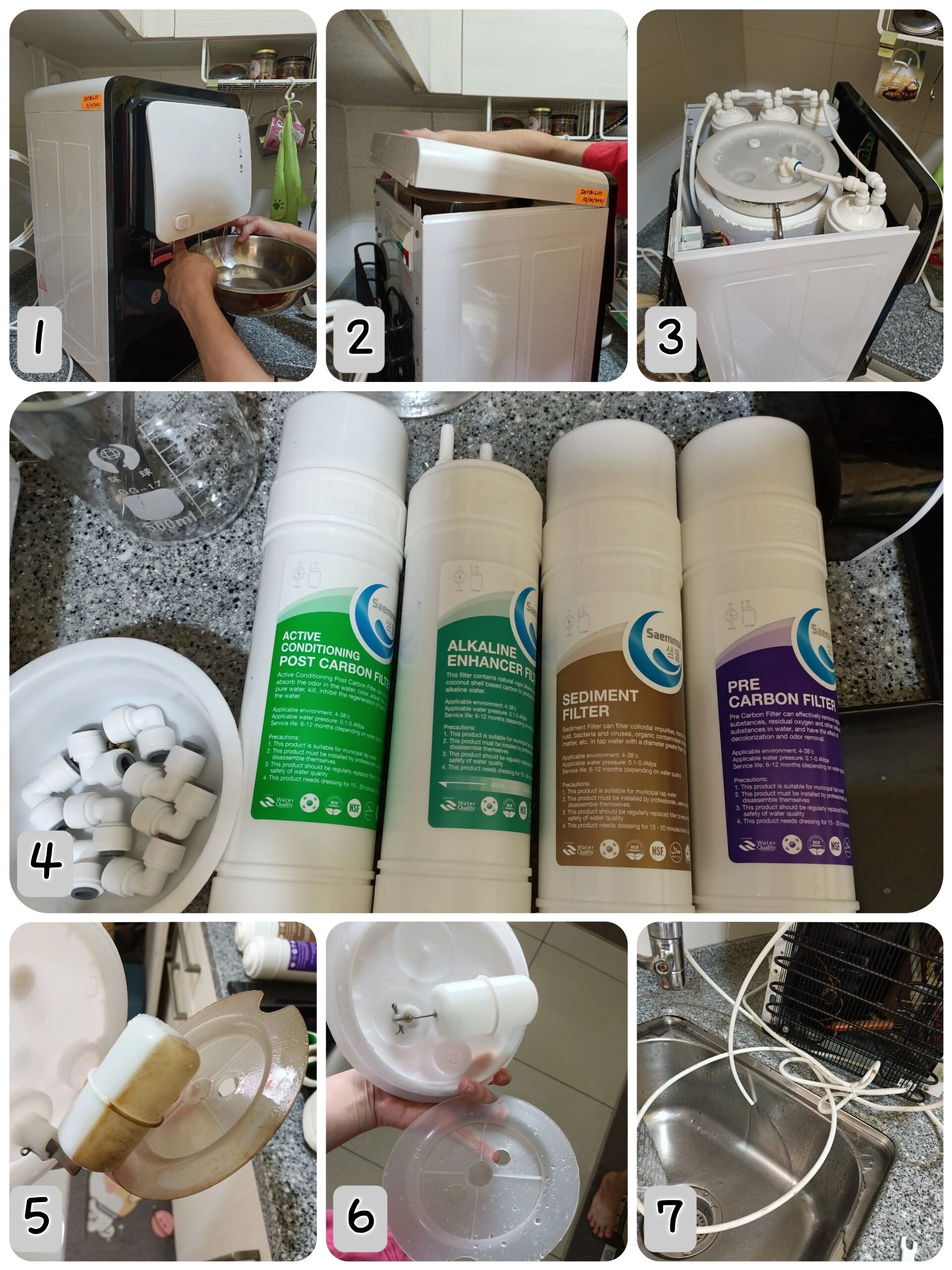 9890easy手把手教你更换饮水机滤芯90