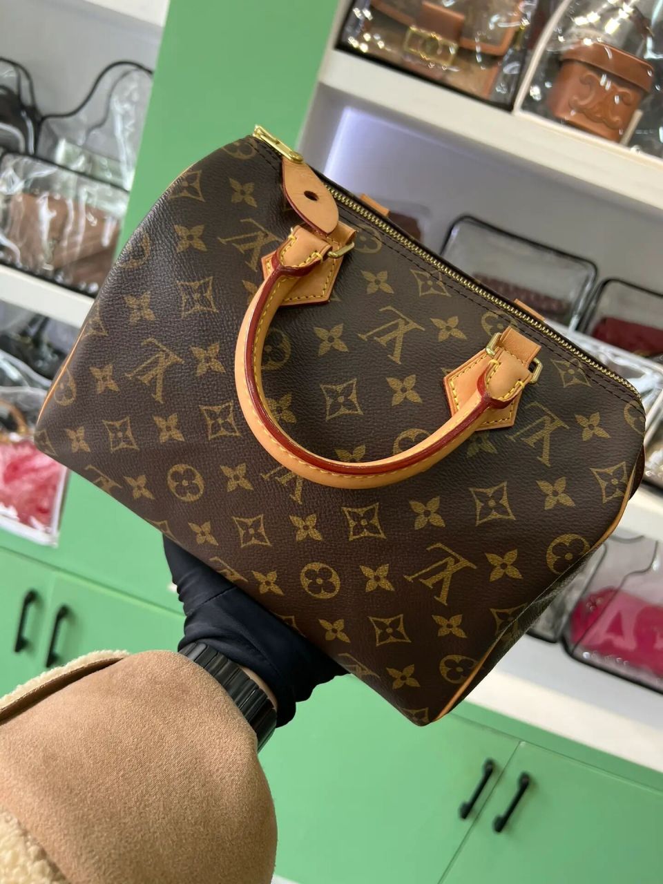 万年经典lv speedy25 lv 路易威登 老花手提包 万年经典款 百搭 年龄