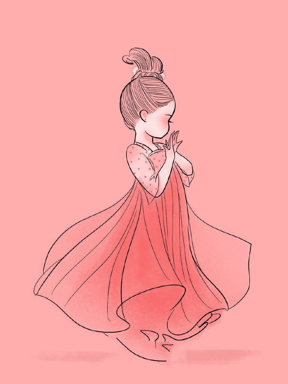 跳舞的小女孩壁纸