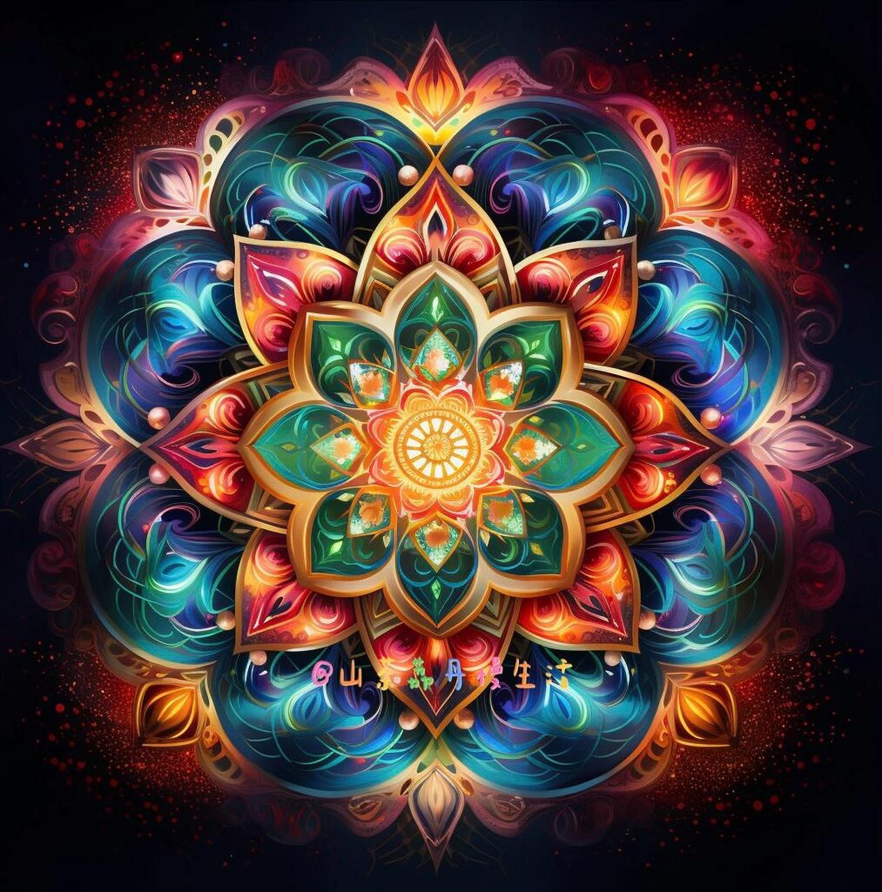 曼陀罗绘画让我们明白,情绪不是敌人,而是我们内心的朋友与伙伴.
