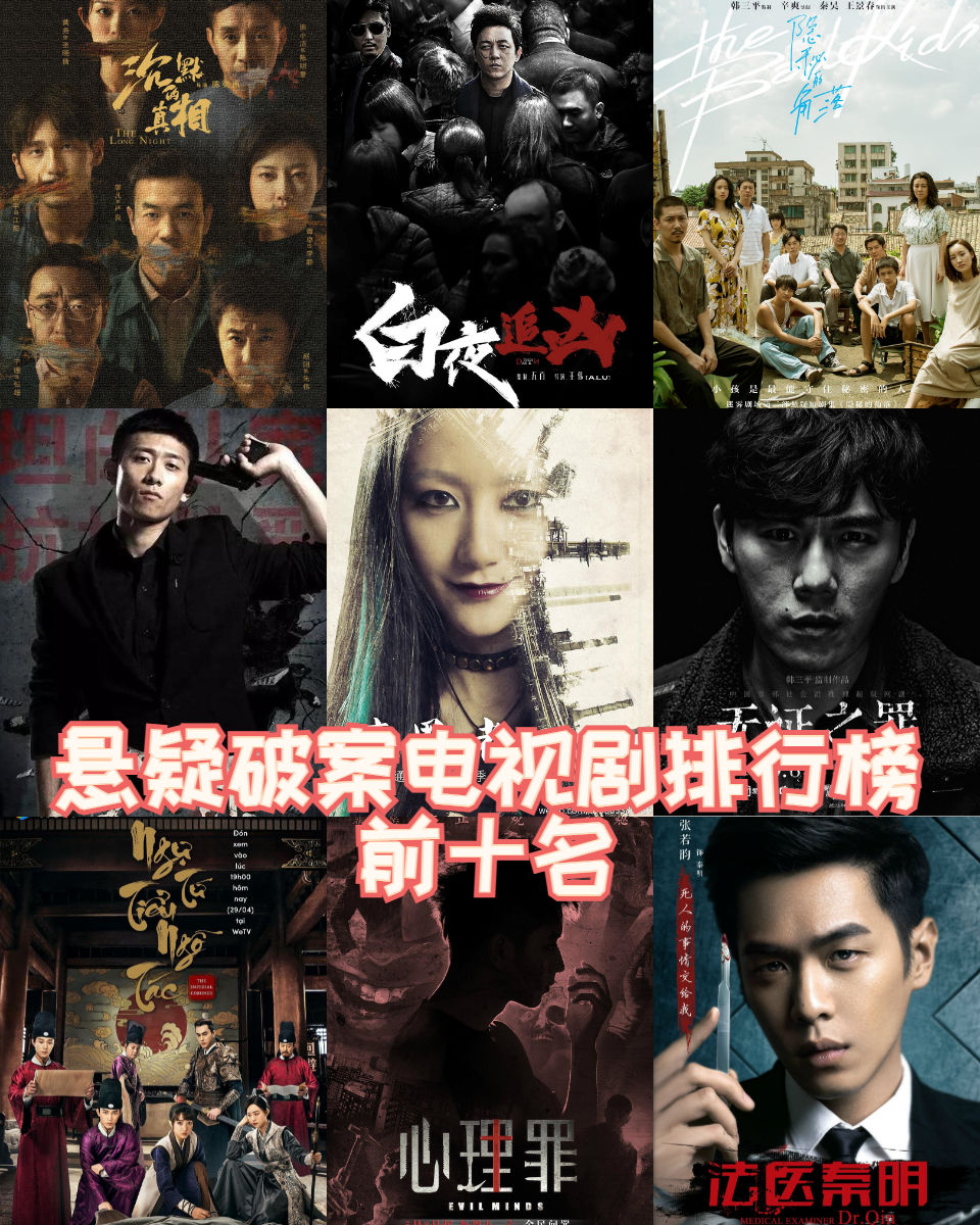 悬疑破案电视剧排行榜前十名