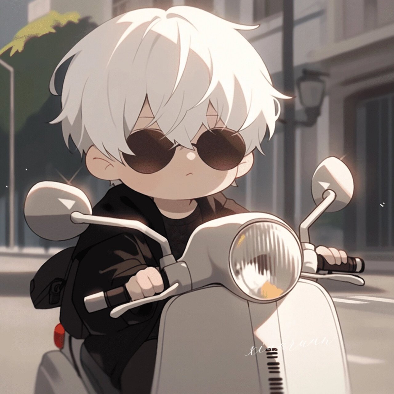 动漫男头|骑上我心爱的小摩托