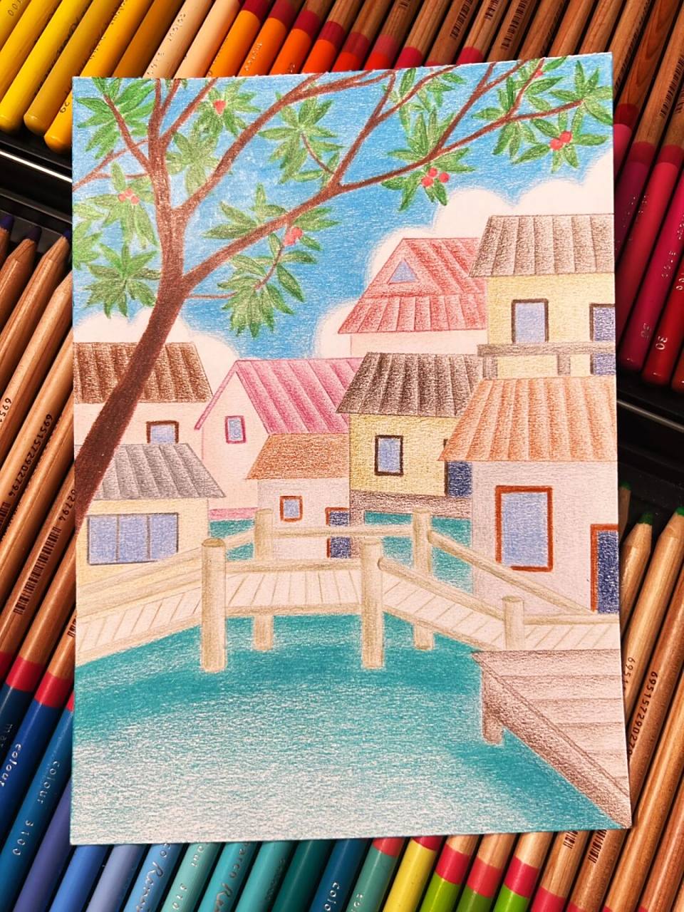 手绘临摹) #彩铅手绘# #彩铅画# #手绘临摹# #临摹# #手绘# #极简手绘