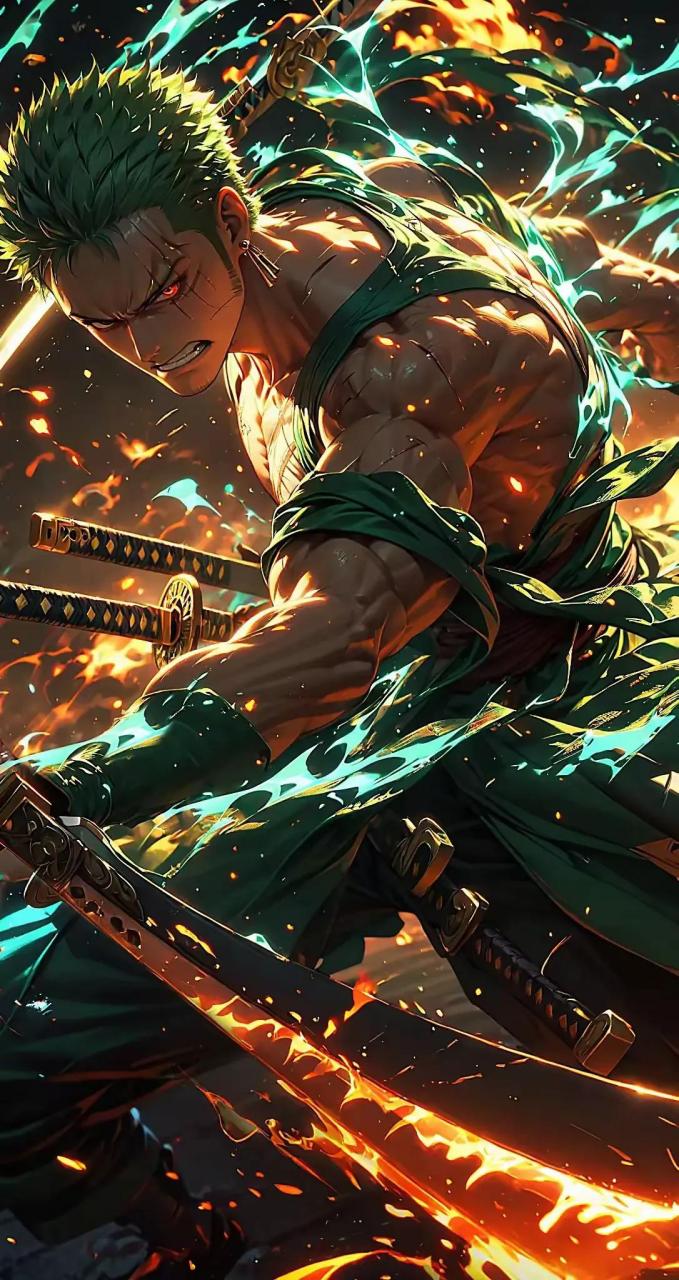 索隆,我一直觉得他应该是海贼王中最励志的 没有血统,纯靠自己的努力