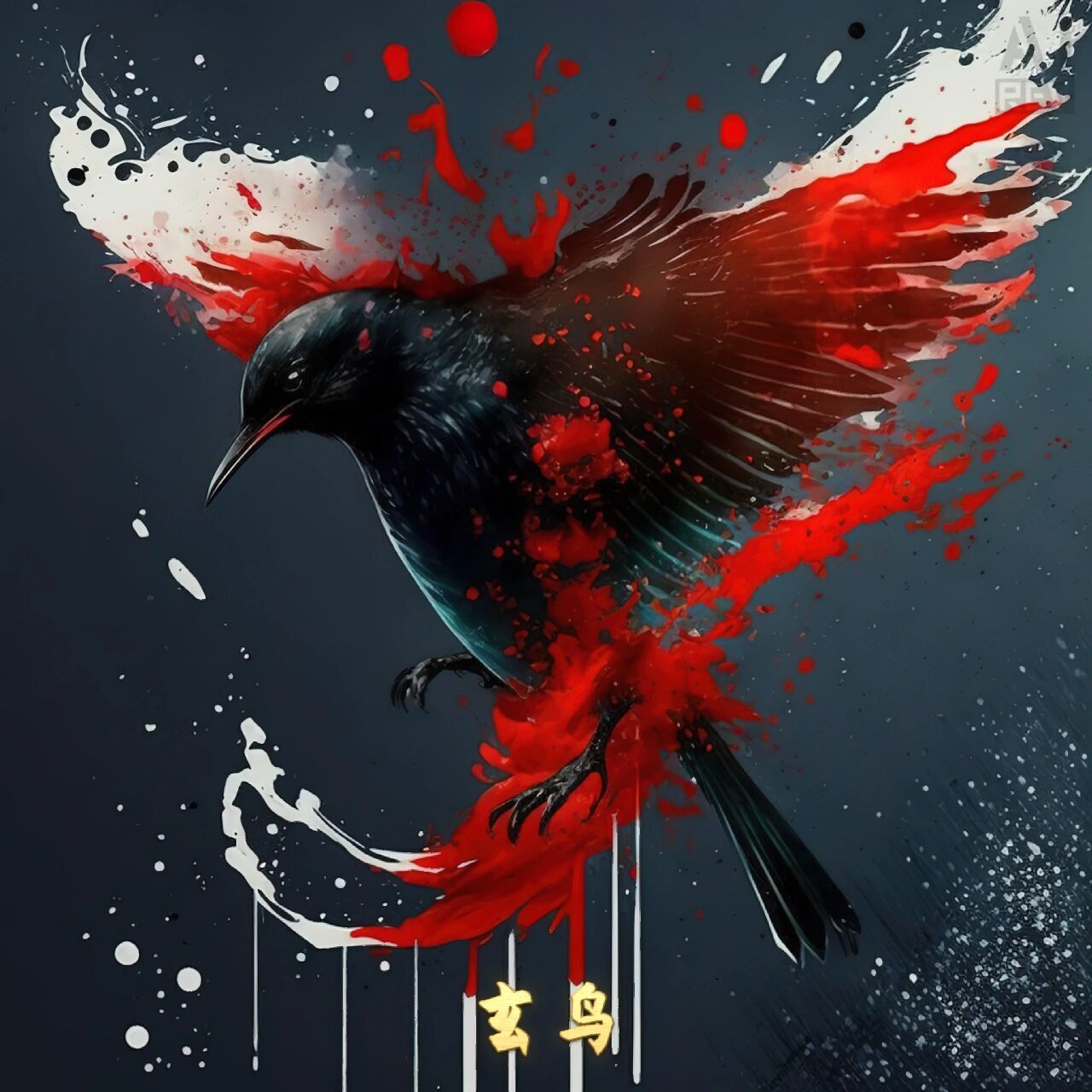 上古八大神鸟 * 凤凰:传说中世间最先出现的鸟,就是一只雄的凤,和一只