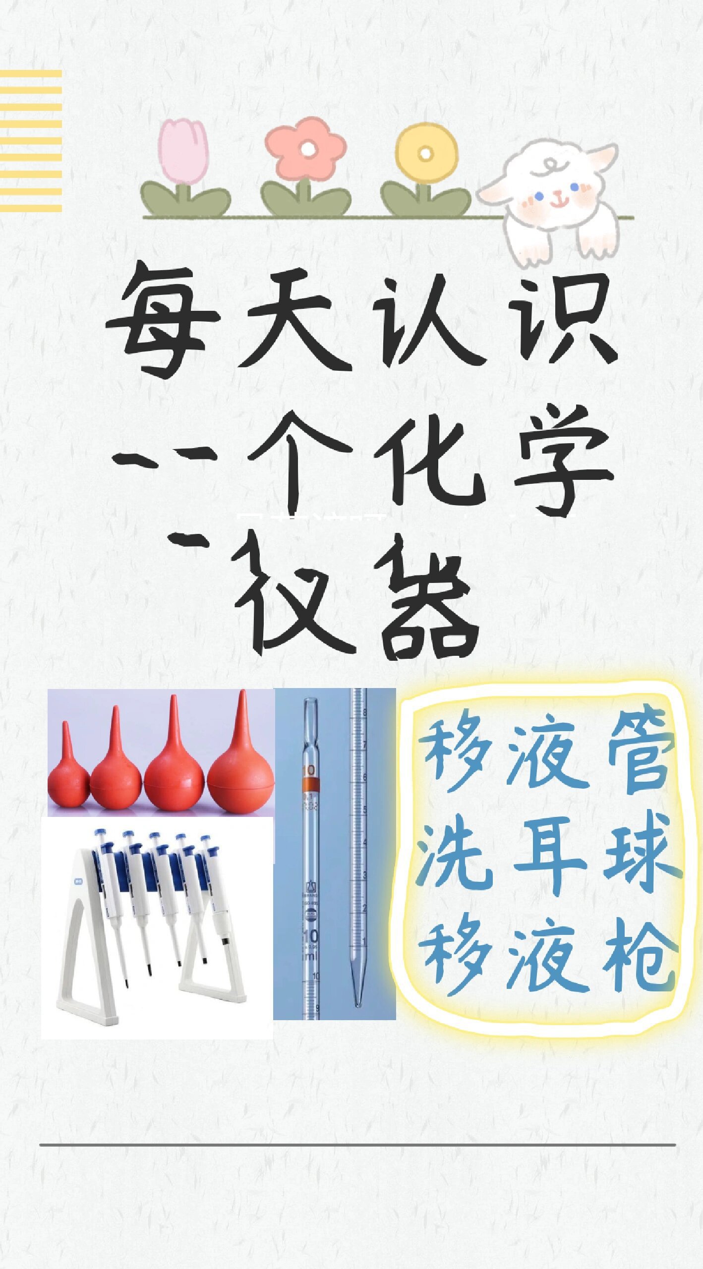 每天认识一个化学仪器之移液管系列