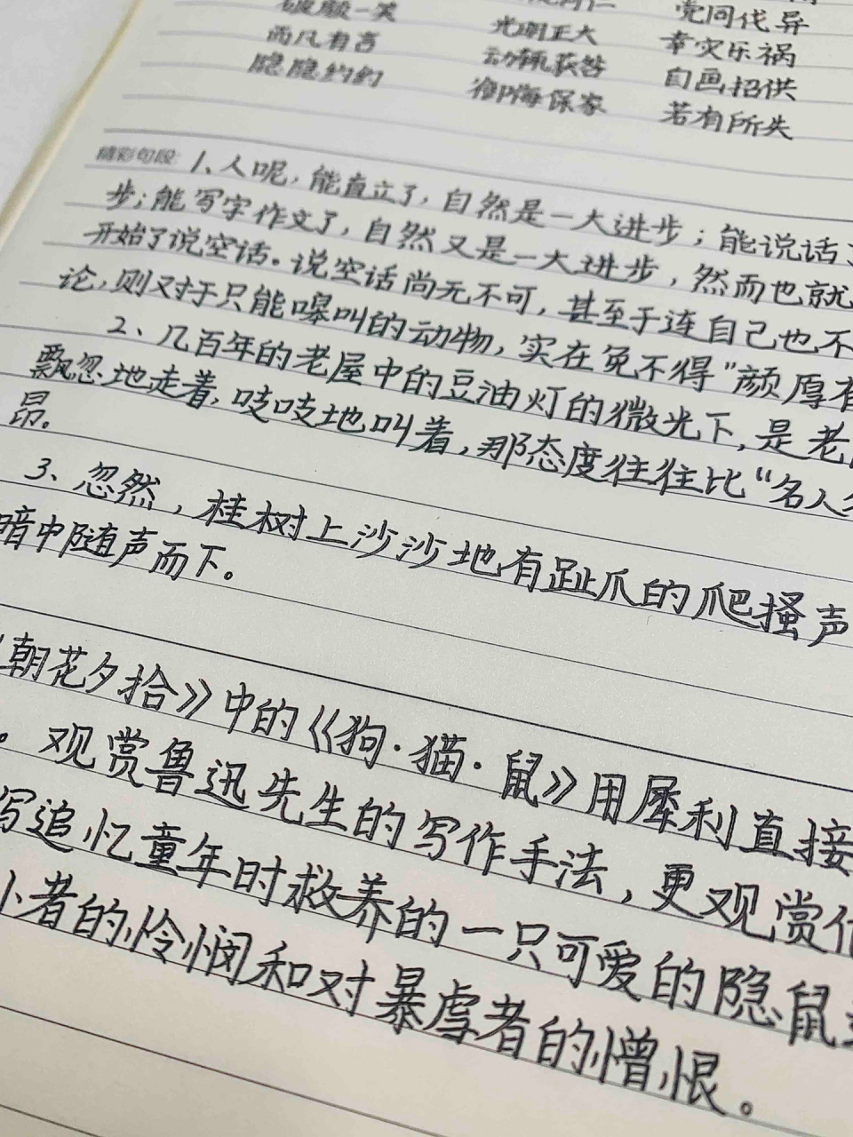《朝花夕拾》—狗猫鼠{读书笔记} 停更了几天,今天安排上笔记啦