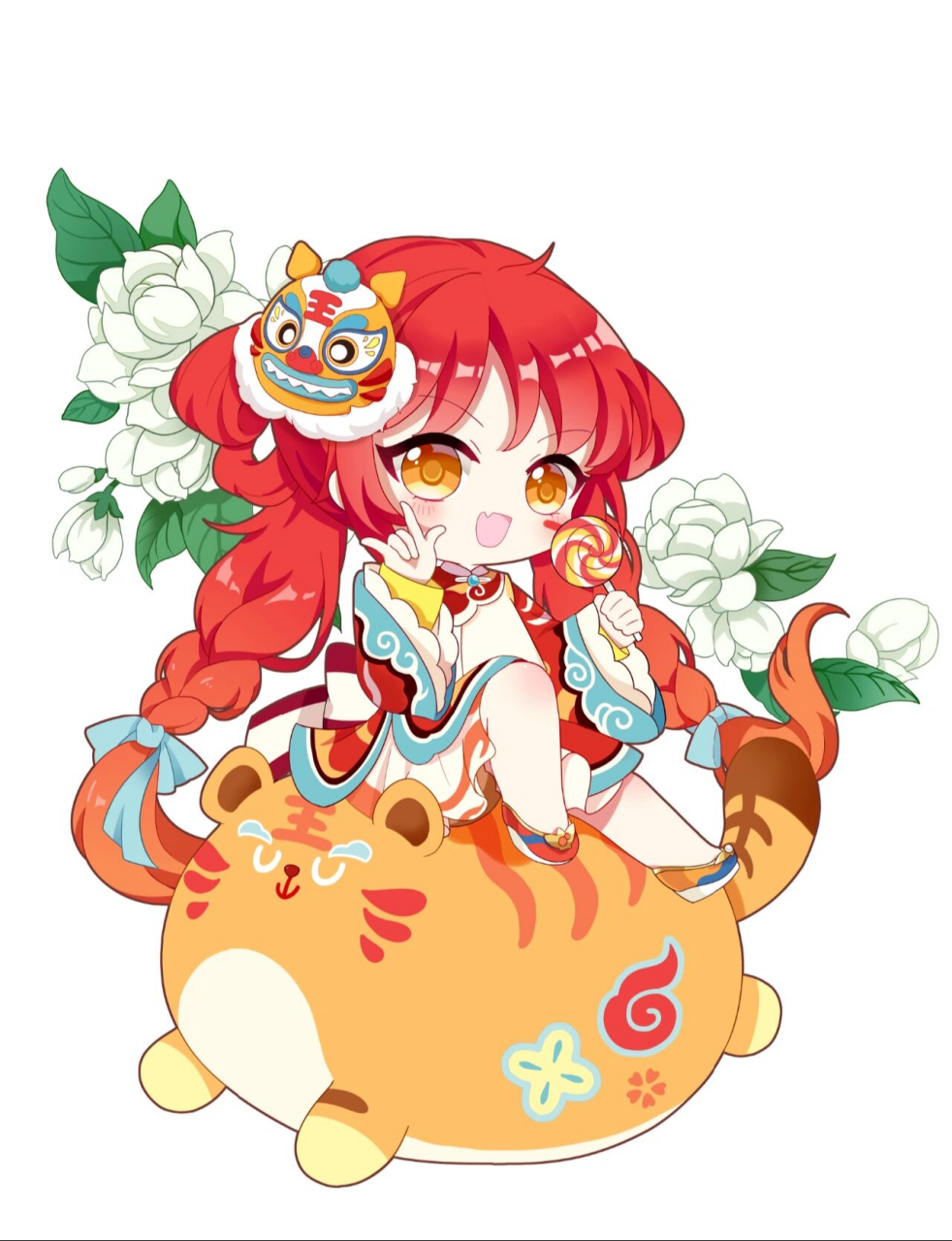 原创插画十二生肖q版拟人(上) 一下子十二生肖系列就画了三分之一啦