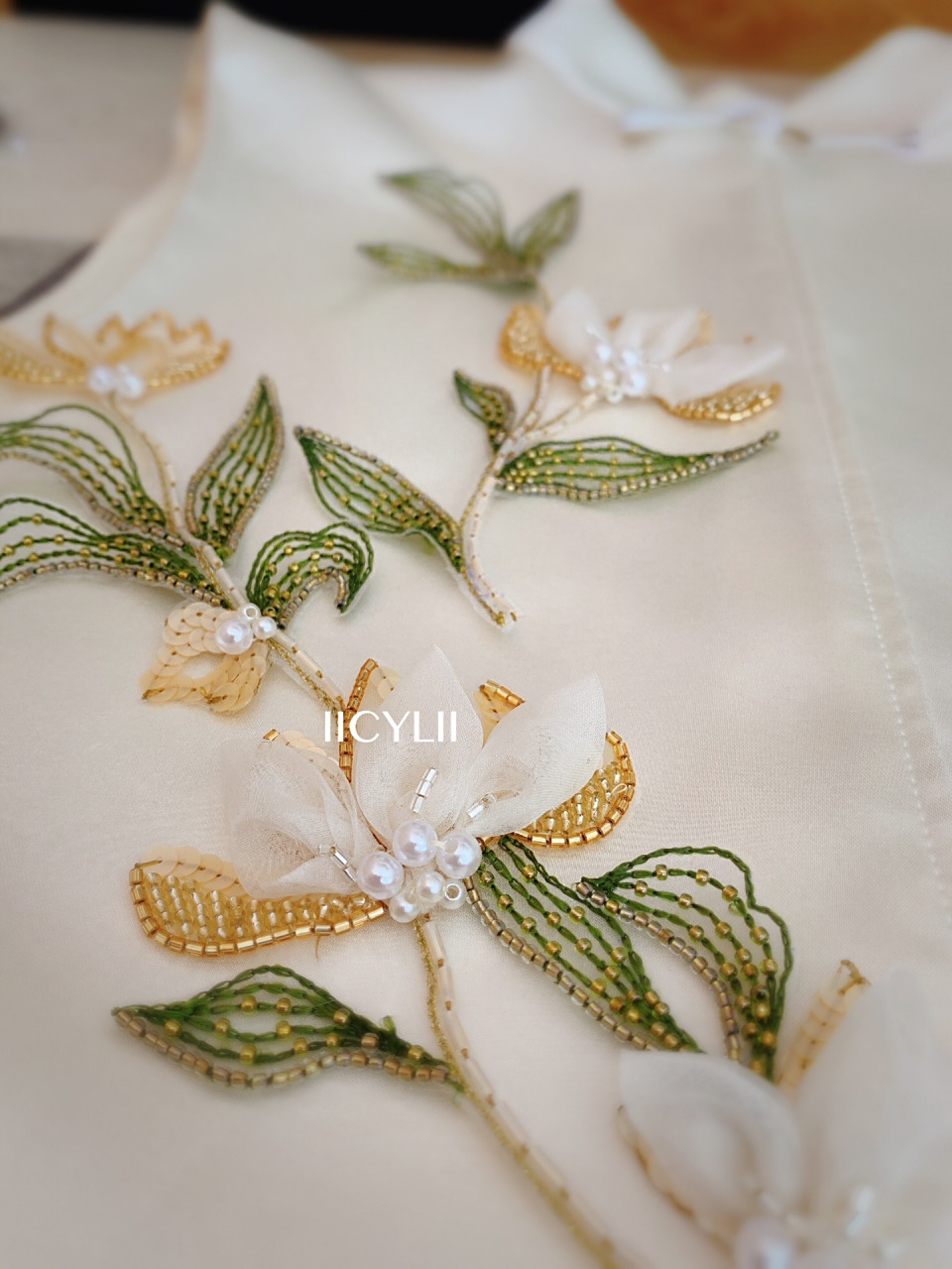 法绣纹样-我为她新设计的一簇花 其实每个人都有