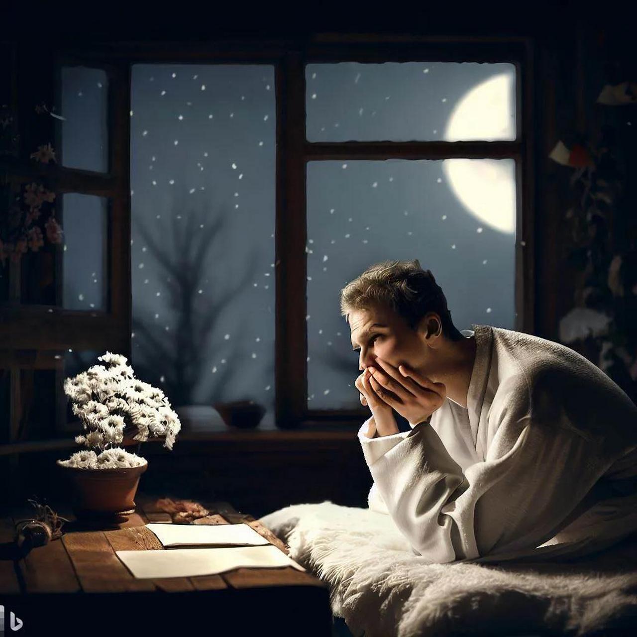 床前明月光, 疑是地上霜. 举头望明月, 低头思故乡.