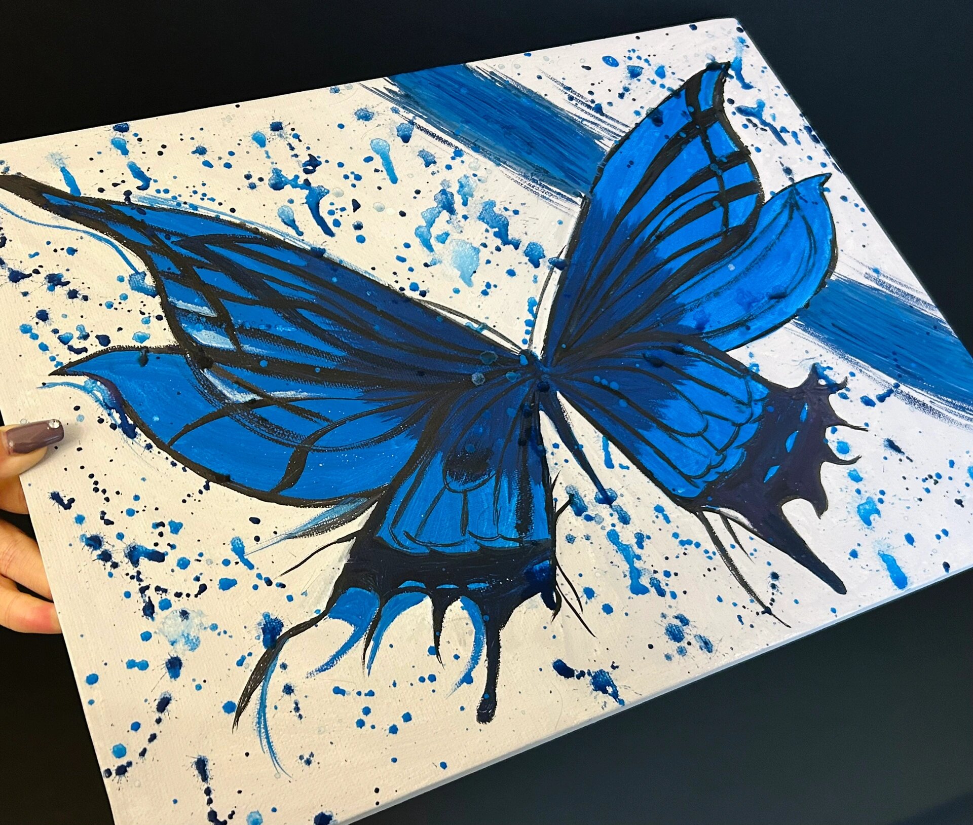 蓝色蝴蝶🦋花语:希望能遇见一生所爱