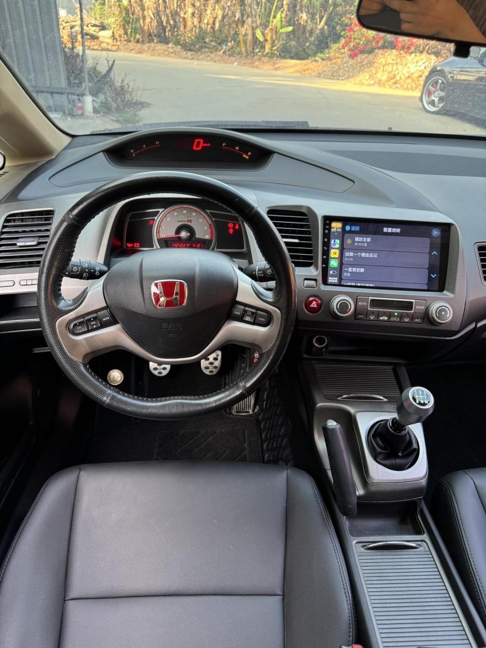 八代思域改黑内,感觉拉满.