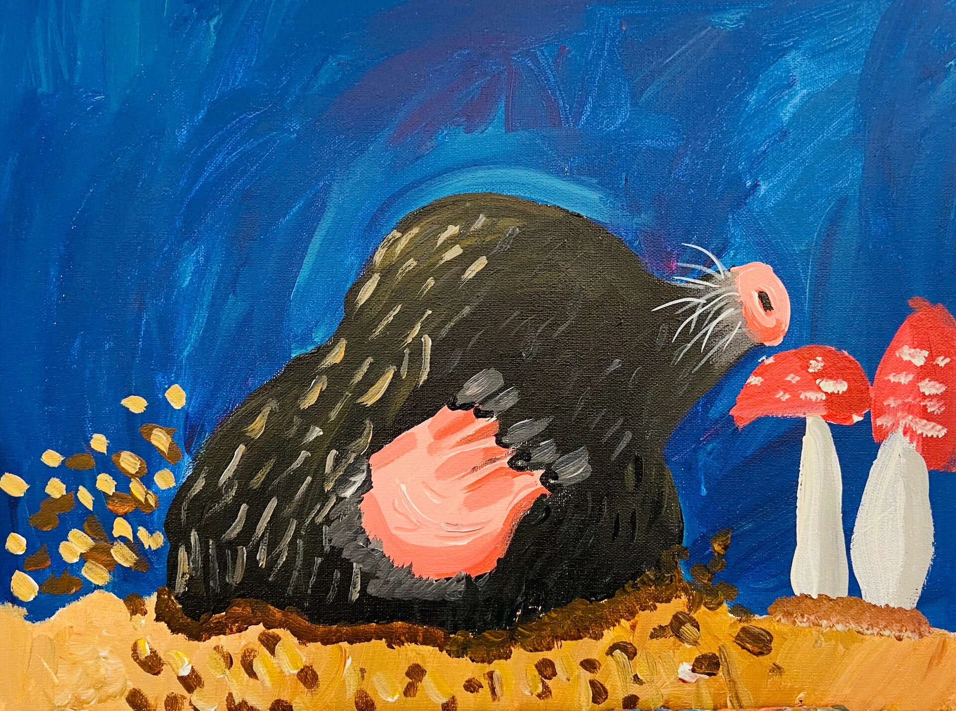 《小鼹鼠》儿童绘画 鼹鼠的故事