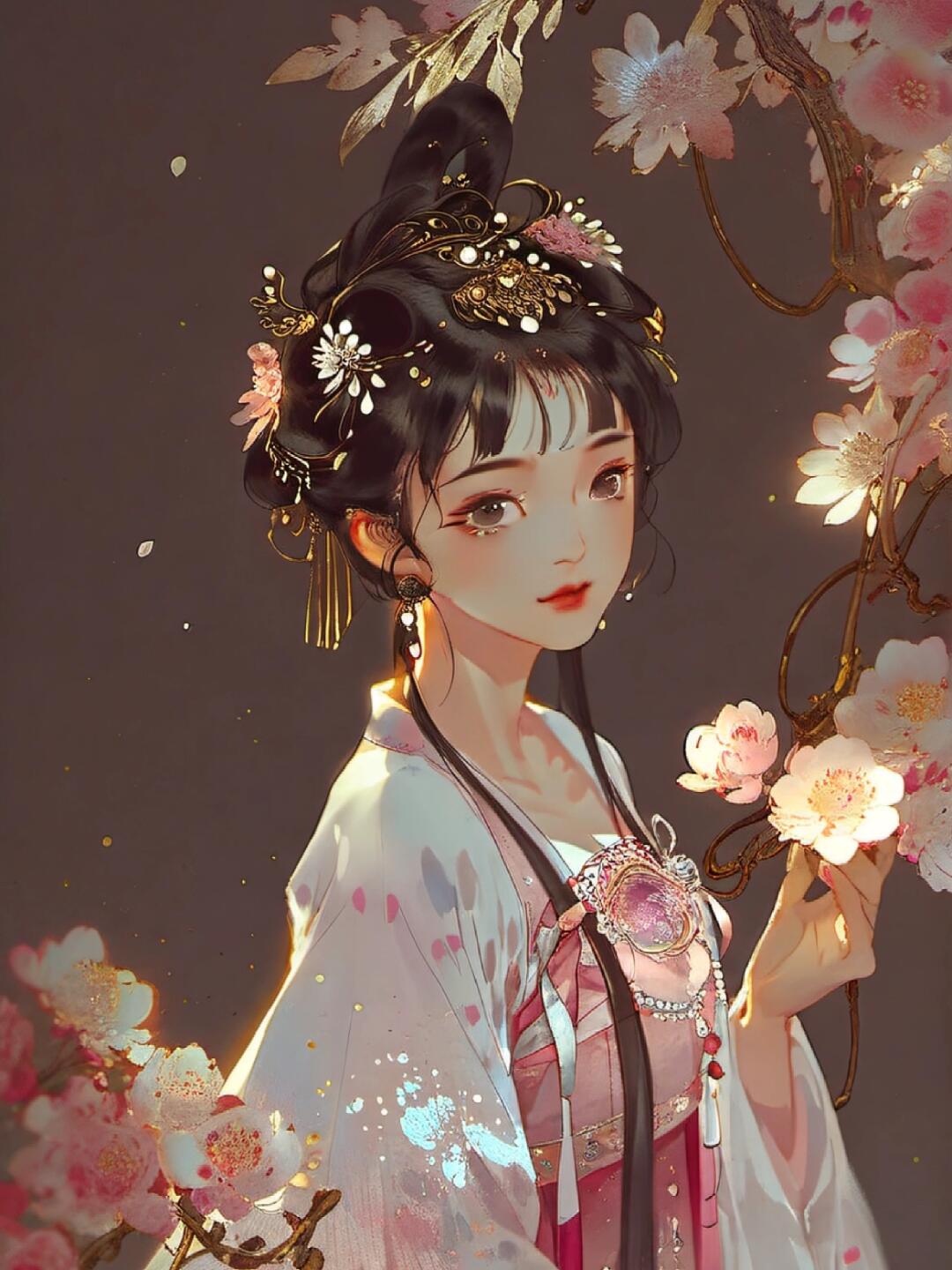 可商素材|古风少女