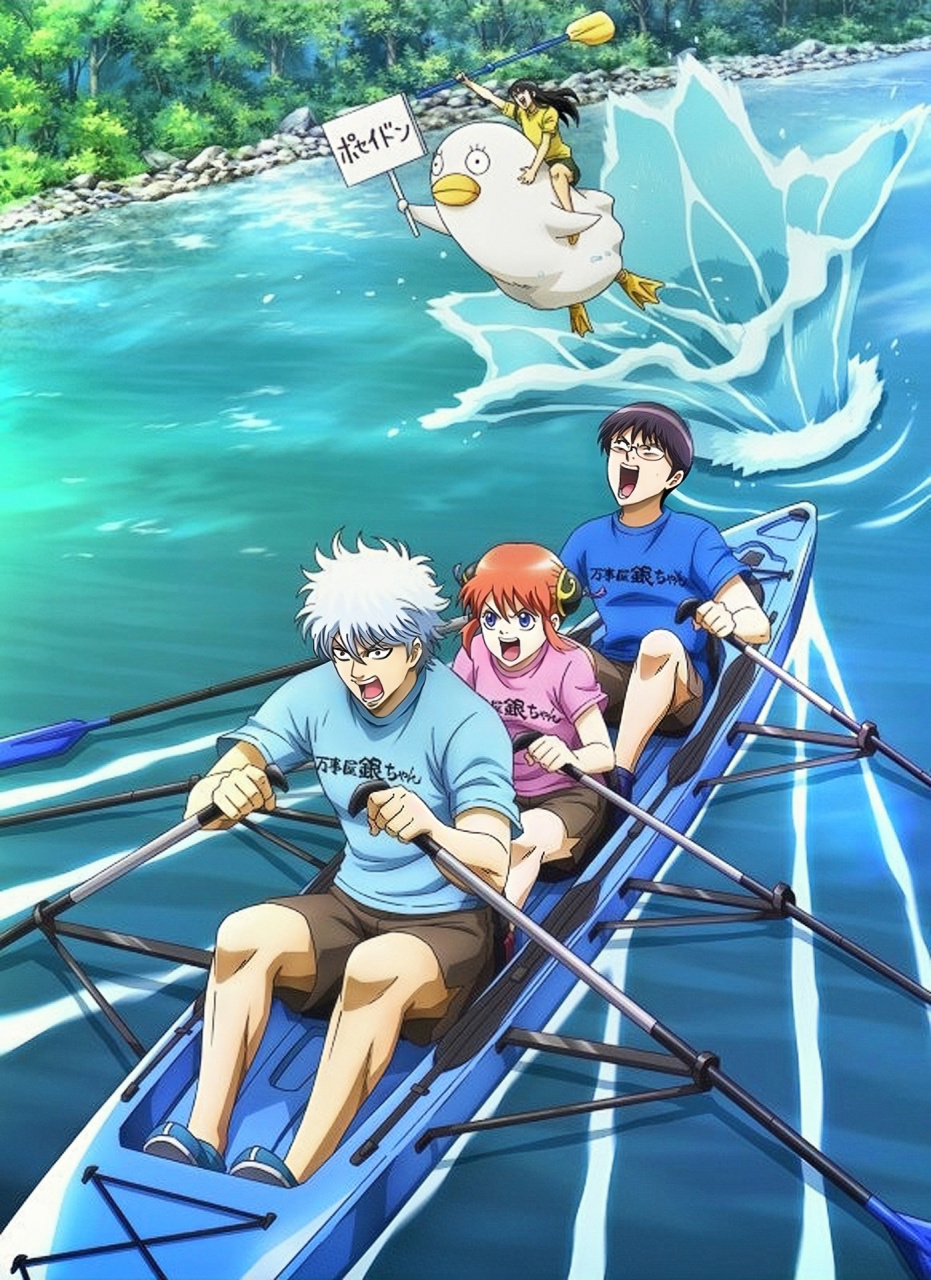 银魂的日常 来自2020年台历 ,图片是官方推特上的.