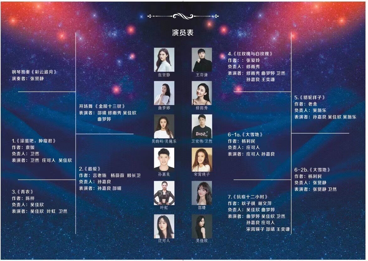 最全北电表演19本自选班帅哥美女大集合