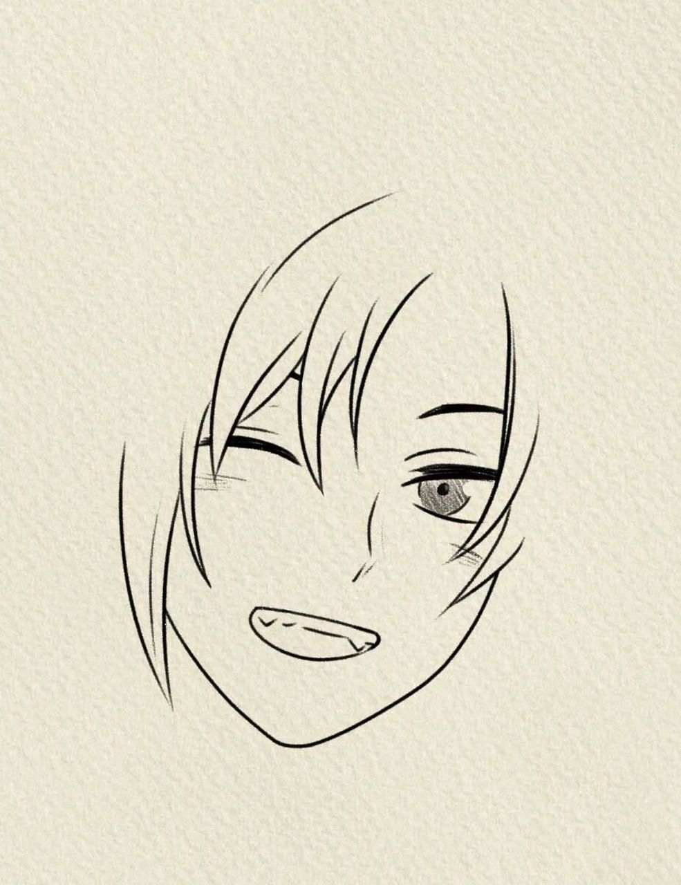 魏无羡简笔画 可爱的猫耳羡羡