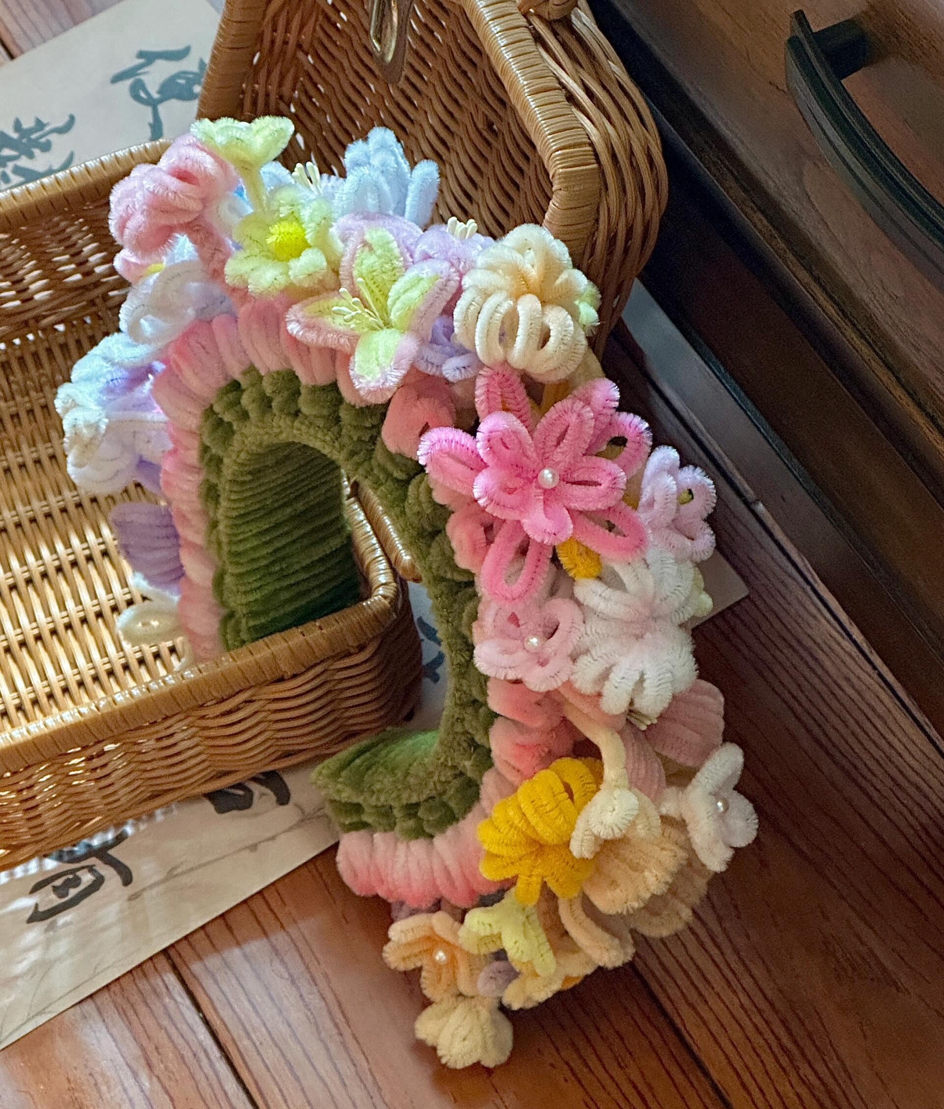 新的扭扭棒簪花发箍!