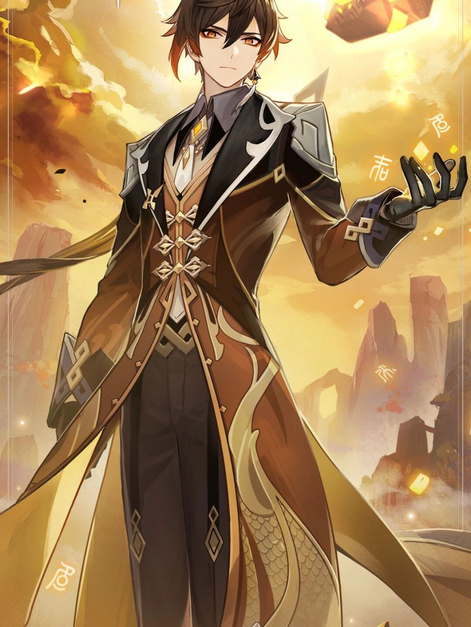 钟离高清壁纸 哎嘿?