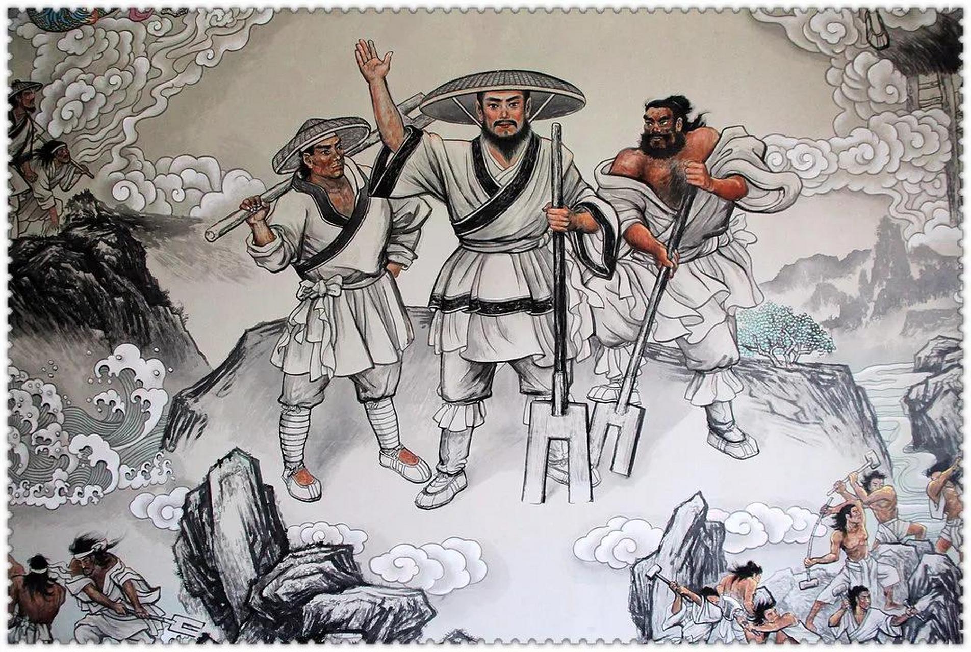 带娃读书,读到鲧禹治水和颛顼与共工争帝,姑娘问: ——共工这么念活