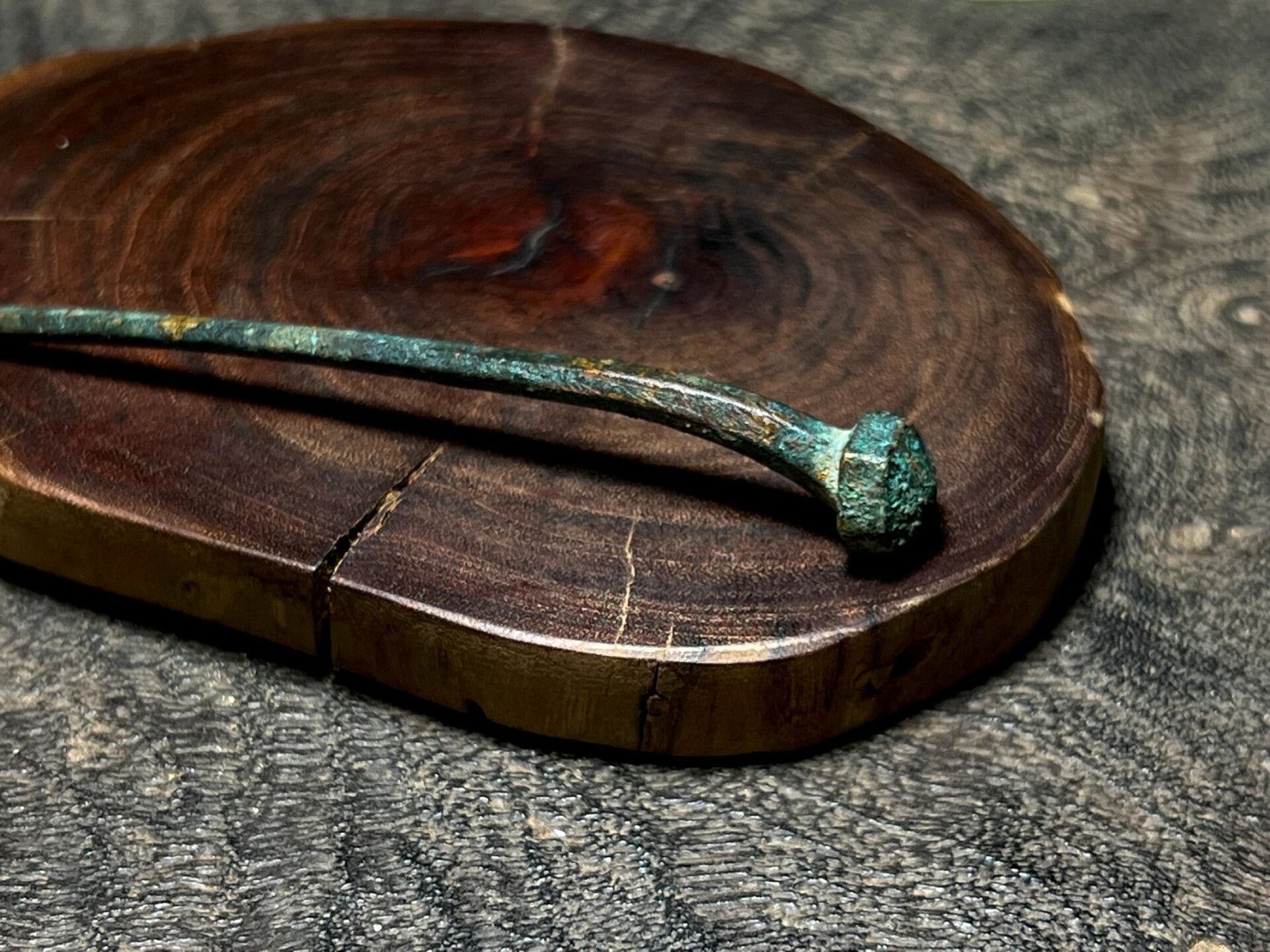 宋代青铜发簪一枚 骨子力度很棒