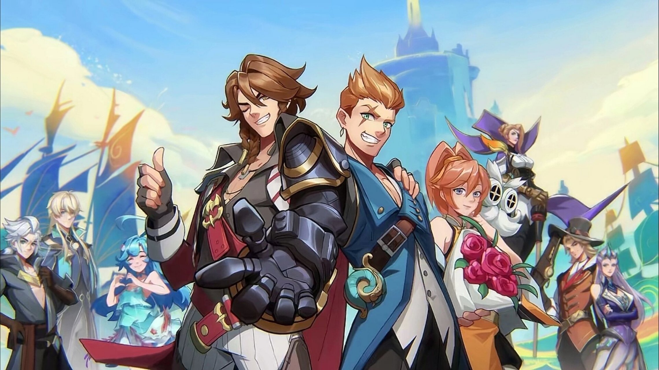 王者荣耀全英雄阵营合影