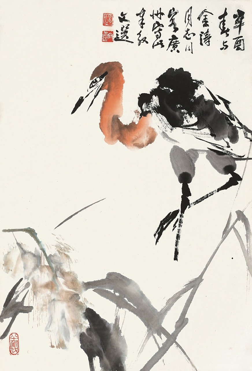 汤文选写意花鸟画