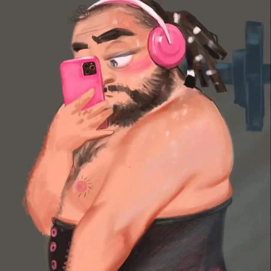 油腻大叔沙雕头像 爱不爱?