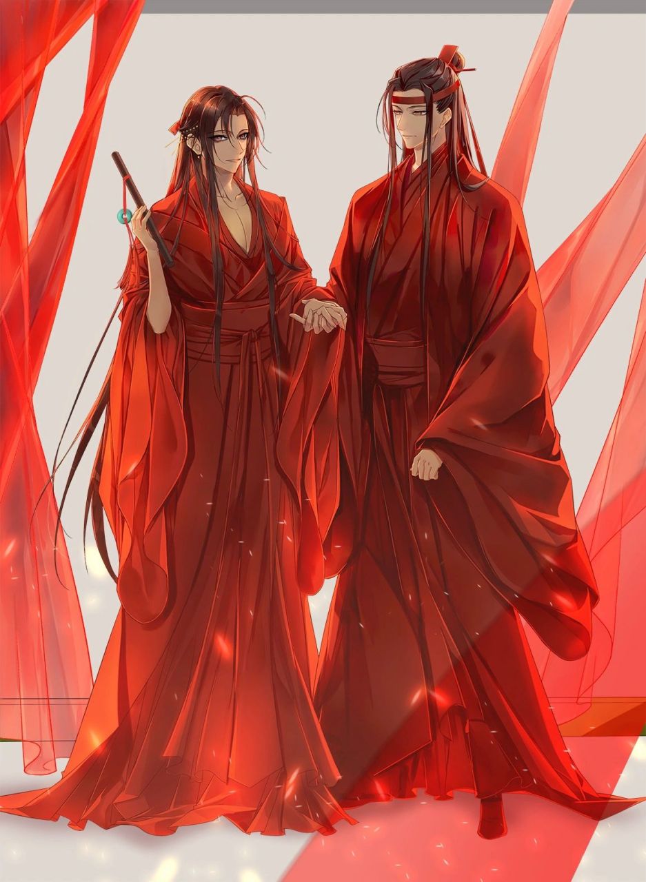 魔道祖师忘羡嫁衣图片