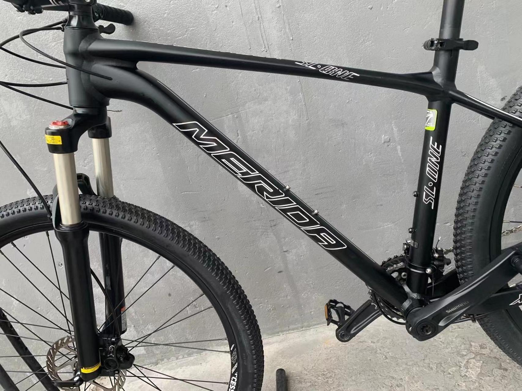 美利达挑战者sl1,20速油碟 车架17轮组27.