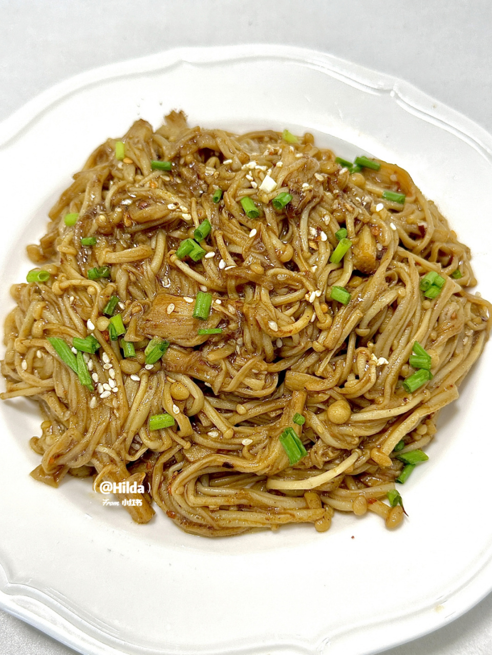 好吃又下饭的孜然金针菇97低脂低卡香哭了~ 做这个金针菇的时候我