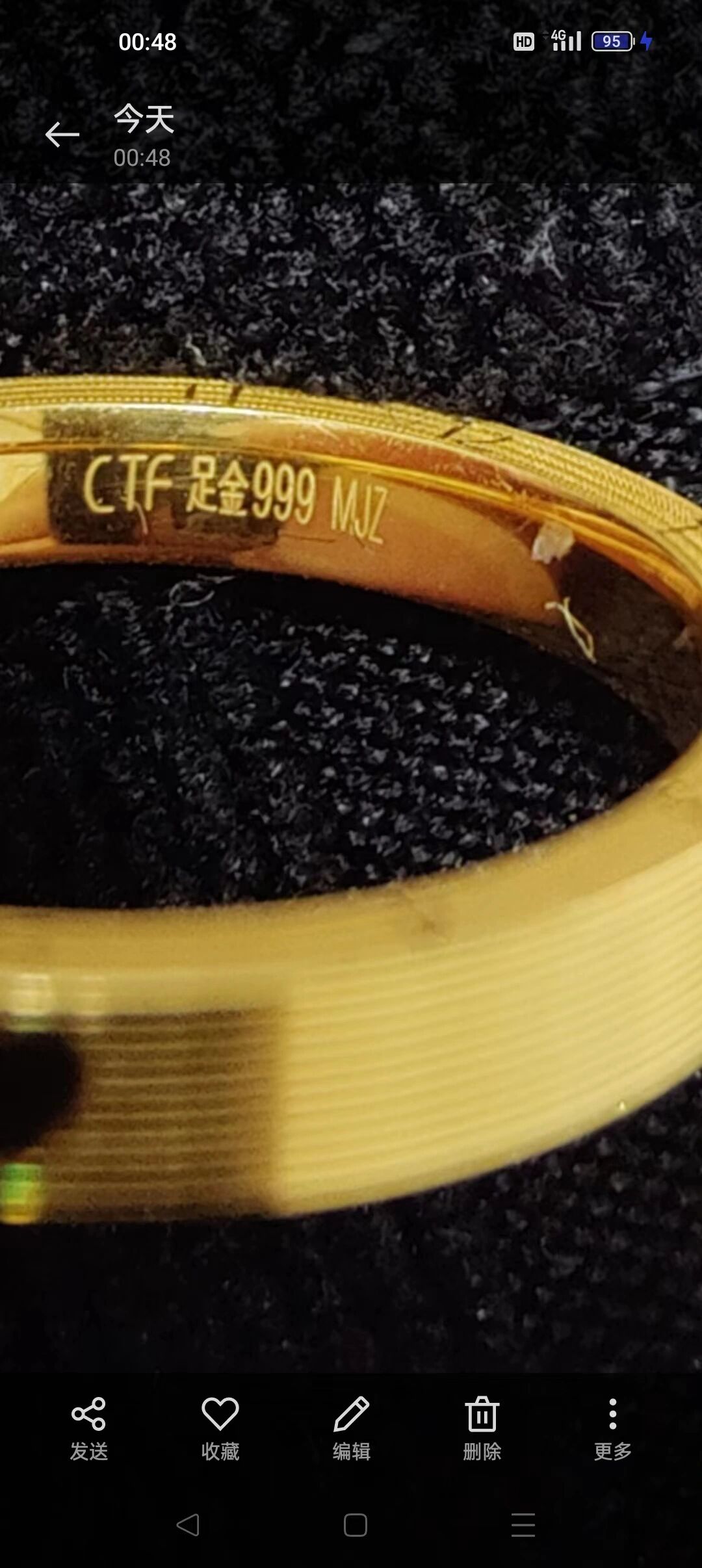 ctf 足金999 mjz是什么意思