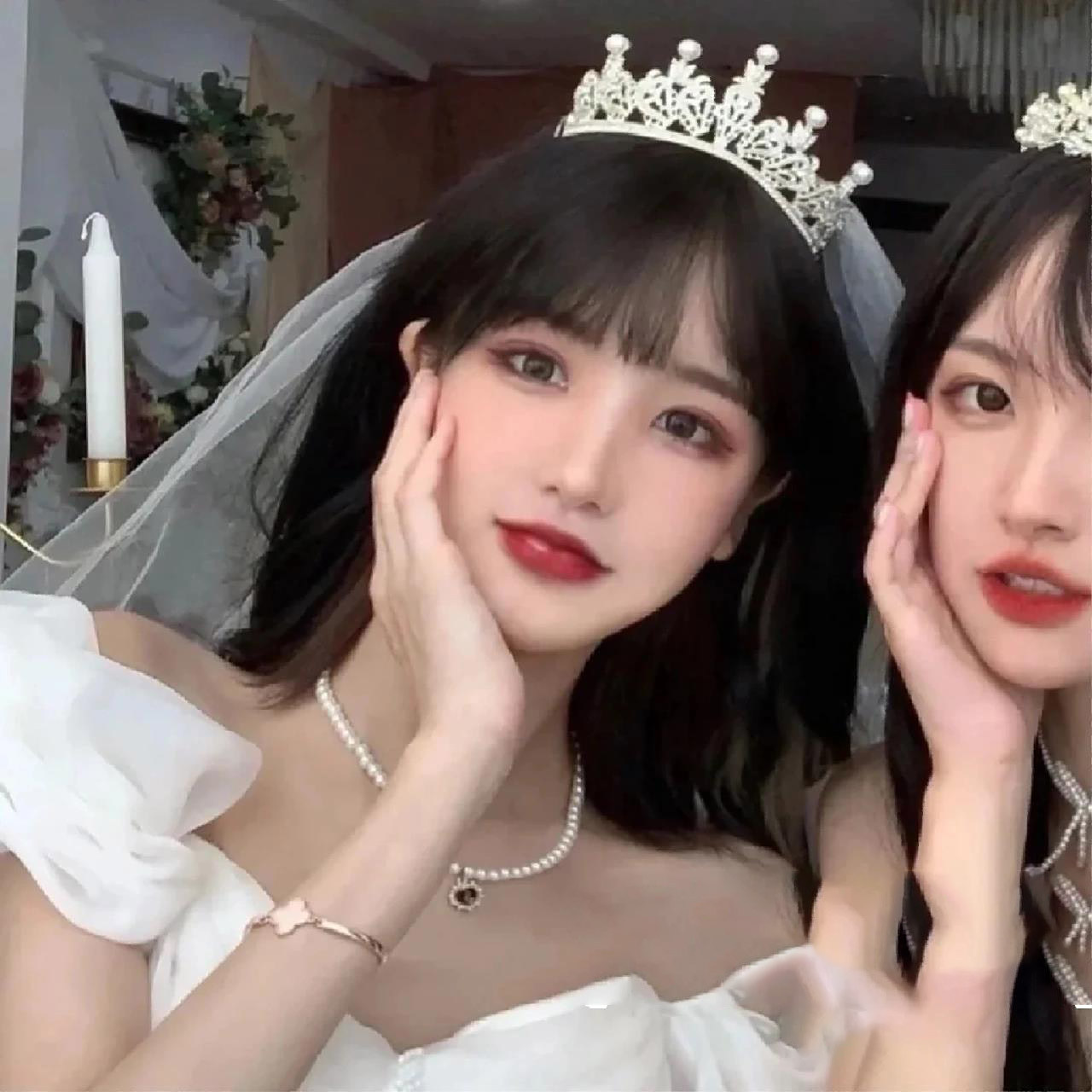 仙气飘飘的闺蜜头像(一人一半)