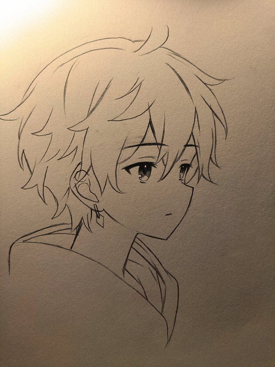 教你画微侧脸男生 "尊重各种声音但只成为自己"