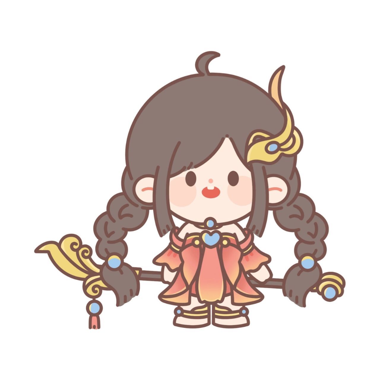 王者荣耀q版小合集 ①小乔·缤纷独角②瑶·遇见神鹿③蔡文姬·花朝如