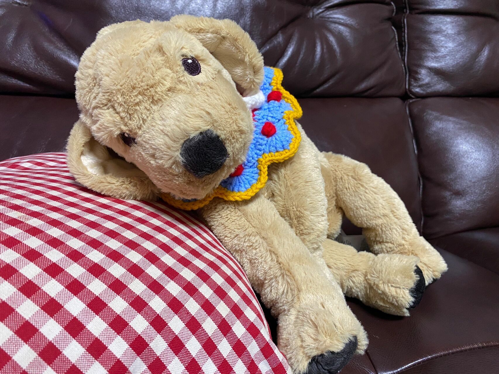 任谁也无法抗拒的宜家小黄狗 在某鱼收的全新小鸡毛 小脸儿圆圆鼓鼓的