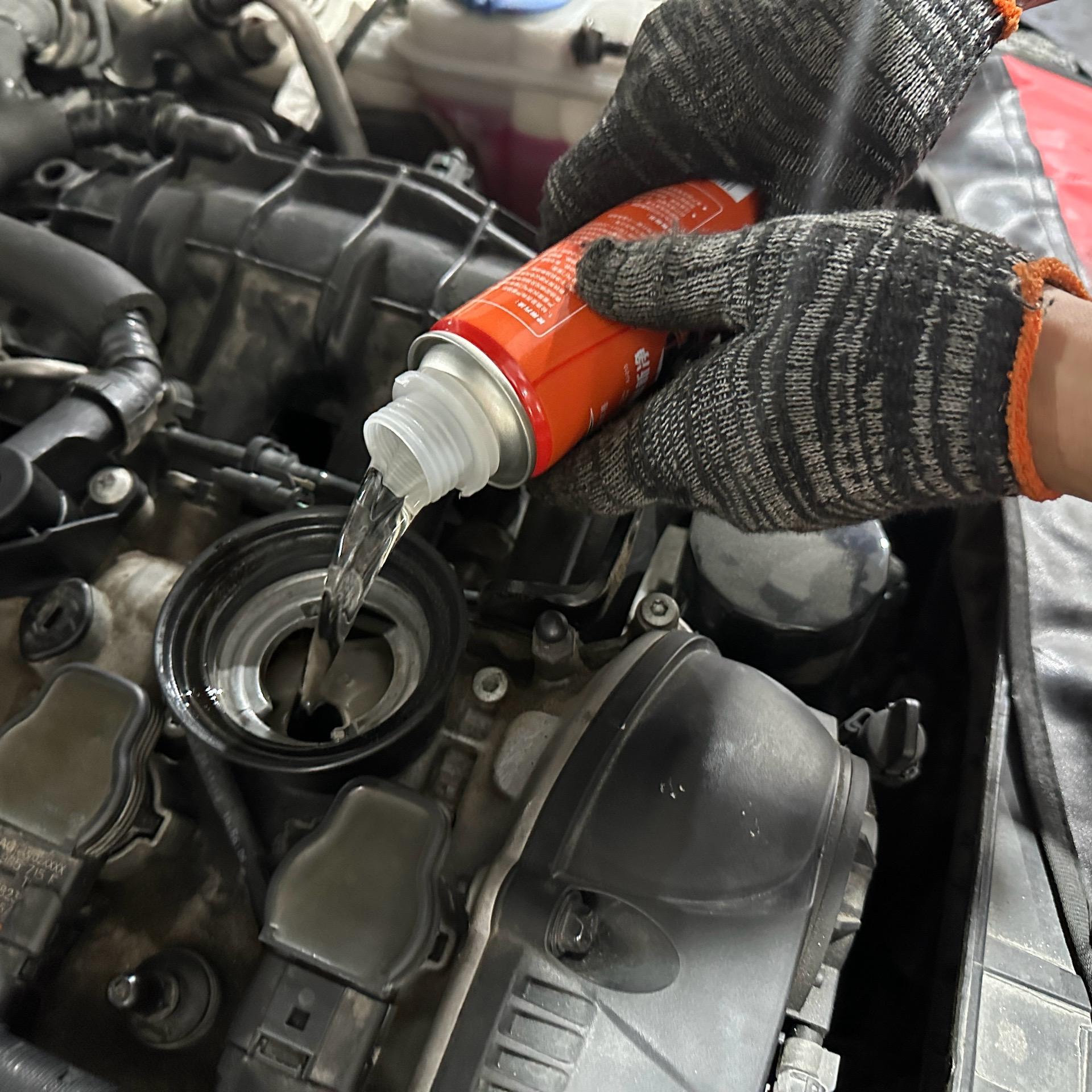 0t,ea888,800公里烧机油1升,做免拆发动机治理烧机油,4个小时,1xxx就