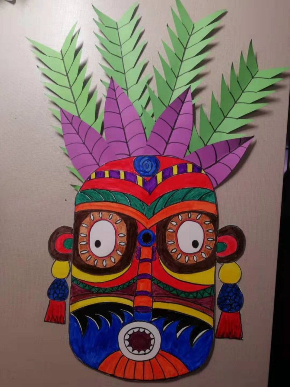 印第安人面具2 手工制作