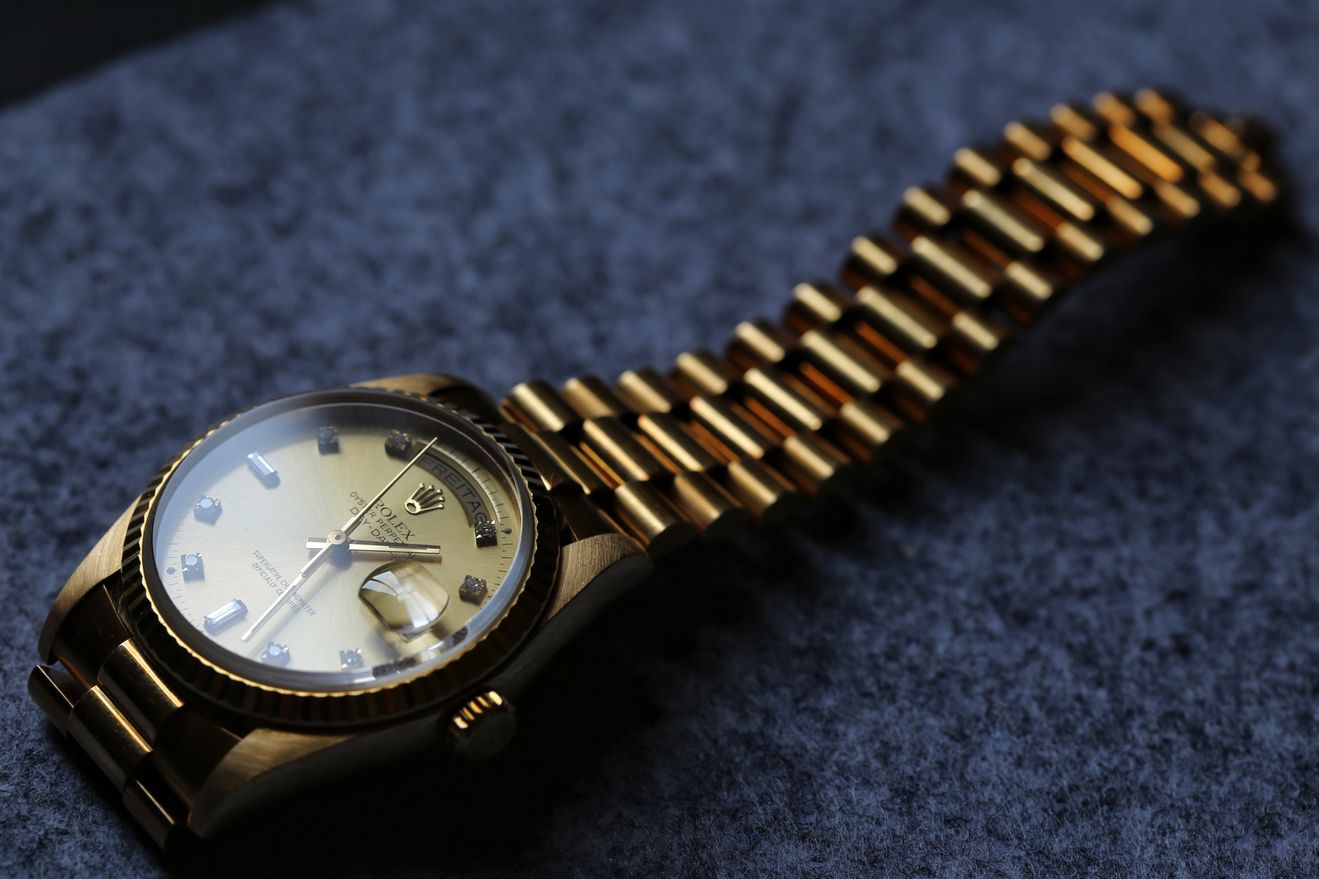 劳力士18238可能是10w以内最值得入手的金表 劳力士day-date,是最开始