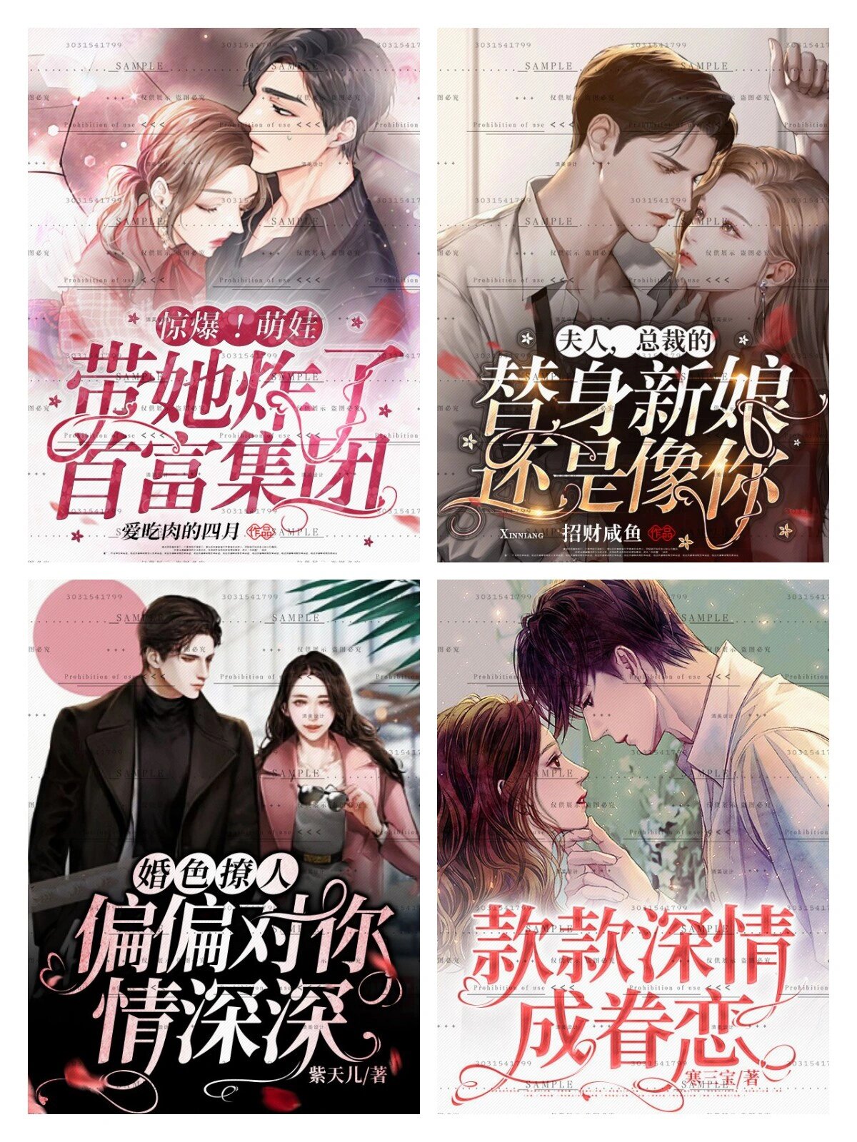 小说封面  霸道总裁爱上我系列(500203 6803 500203)