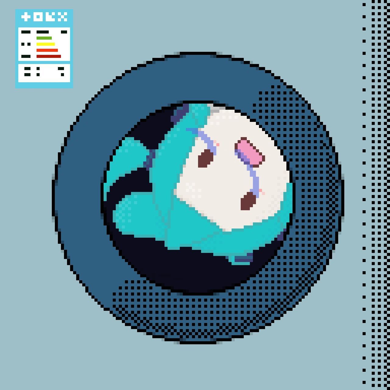 【像素画】洗衣机深海少女fufu   主打一个爆洗