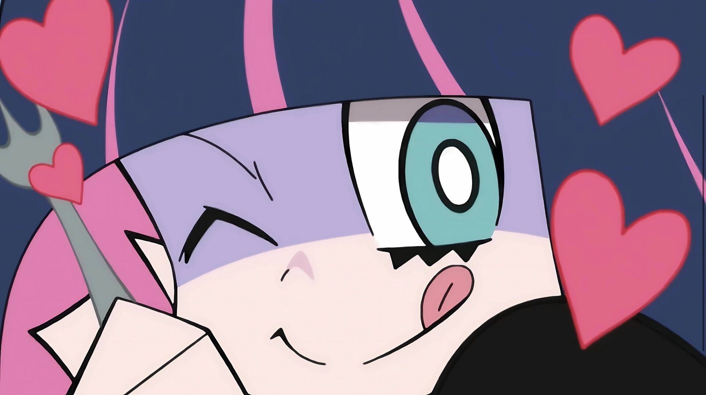 吊带袜天使 超可爱的stocking (自截壁纸)