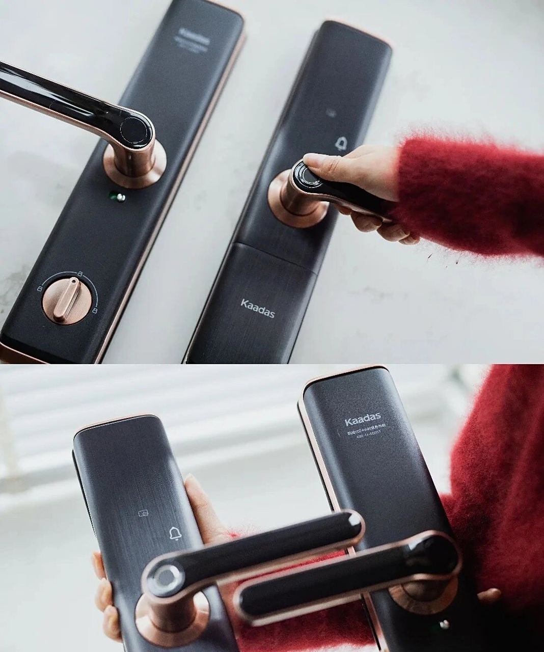 提升幸福感好物:凯迪仕s110指纹密码智能锁 摘自 "装上凯迪仕智能锁啦