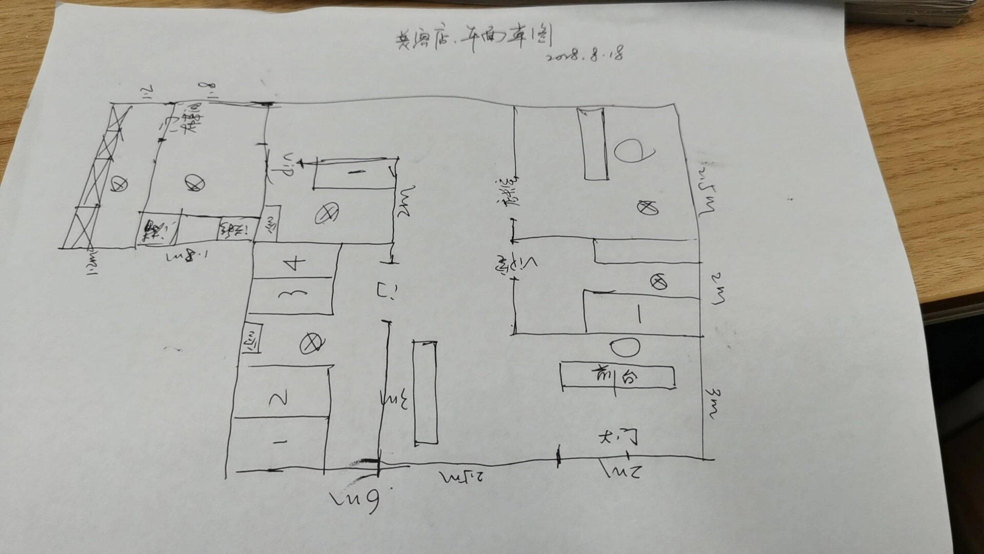 卫生许可证店面布局图图片