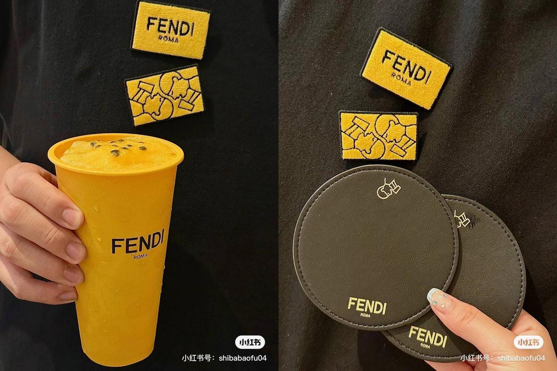 【喜茶预告和 fendi 联名合作】  近日,喜茶将官方