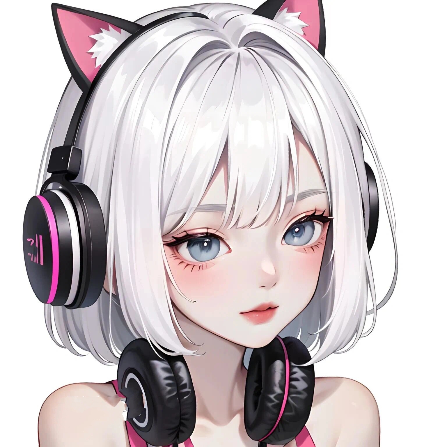 小性感猫耳女孩/耳机电竞女孩头像 好q弹,好可爱